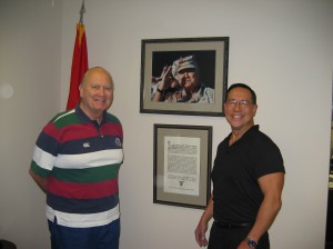 GEN (Ret.) Schwarzkopf and Gus Lee 2008